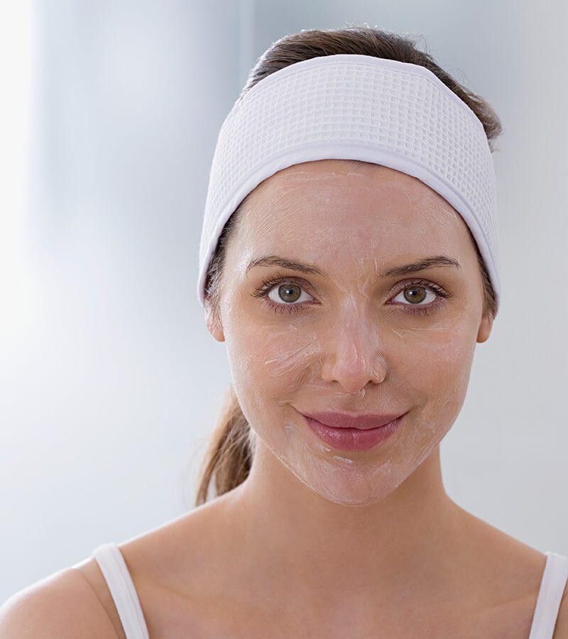Woman at a spa