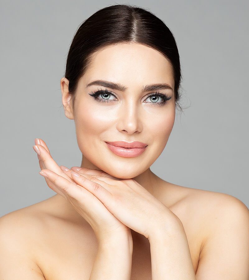 Woman with nice lips